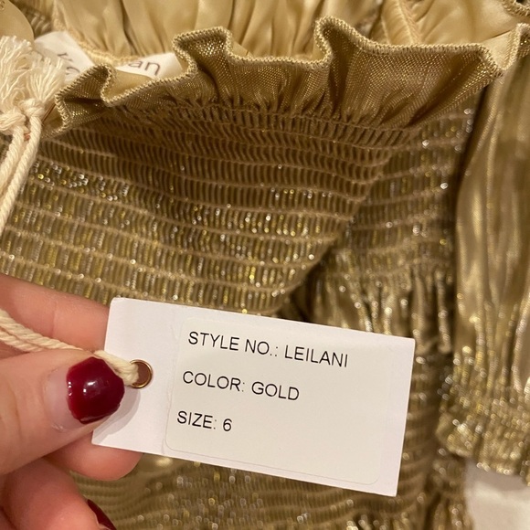 NWT V. Chapman Leilani Blouse Size 6 - Picture 3 of 6